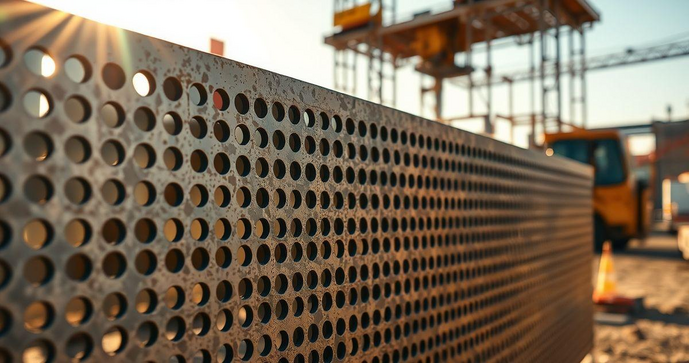 Chapa perfurada de ferro: aplicações e vantagens para sua construção