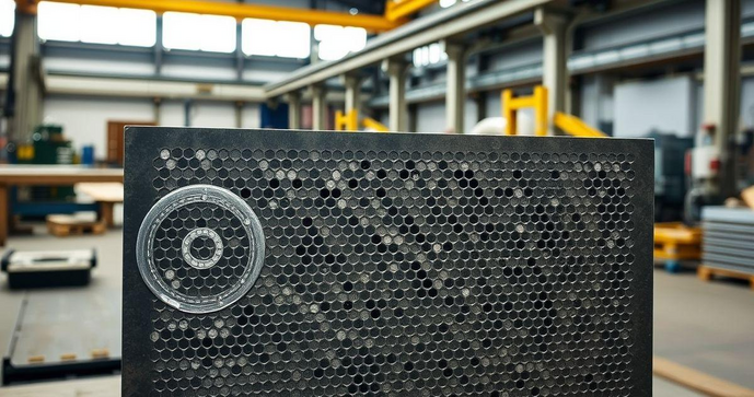 Chapa perfurada em aço carbono transforma projetos industriais