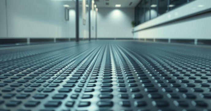 Piso Antiderrapante Metálico Garantindo Segurança e Estilo para seu Espaço Piso Antiderrapante Metálico Garantindo Segurança e Estilo para seu Espaço